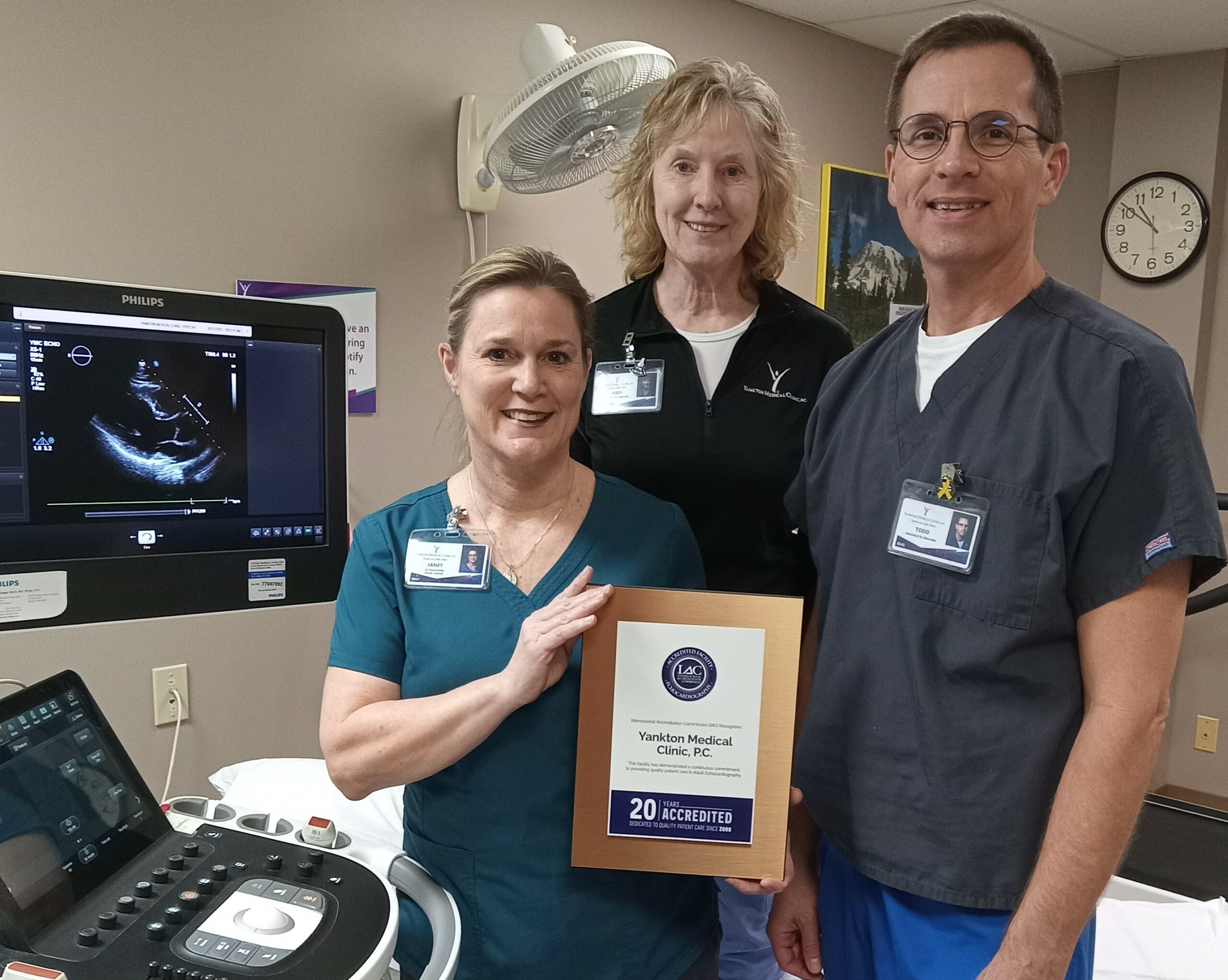 YMC Echocardiography honored with 20 Year Milestone